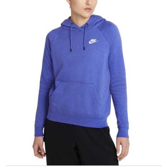 NWT Nike Sportswear Essential Fleece Hoodie Womens XS Embroidered Logo - Picture 1 of 7